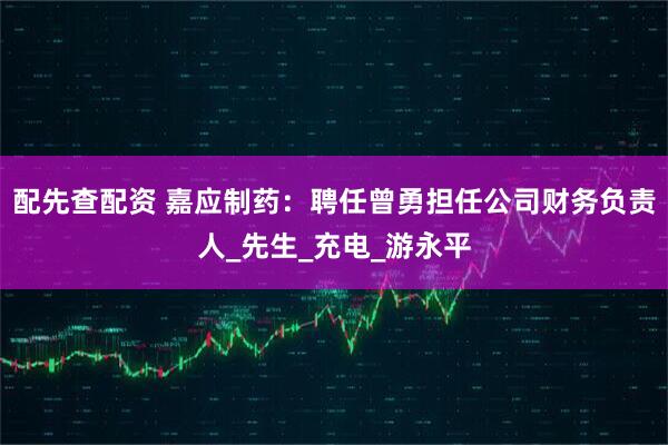 配先查配资 嘉应制药：聘任曾勇担任公司财务负责人_先生_充电_游永平