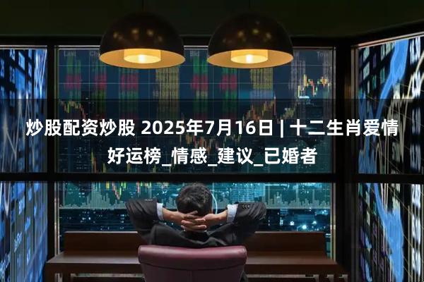炒股配资炒股 2025年7月16日 | 十二生肖爱情好运榜_情感_建议_已婚者